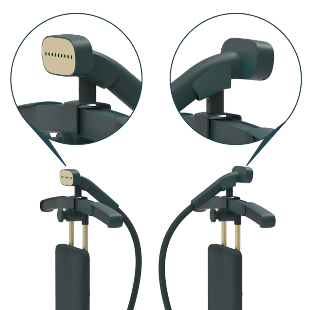 Bàn Ủi Hơi Nước Đứng NI-GWG090GRA trang bị giá đỡ đầu ủi hai chiều