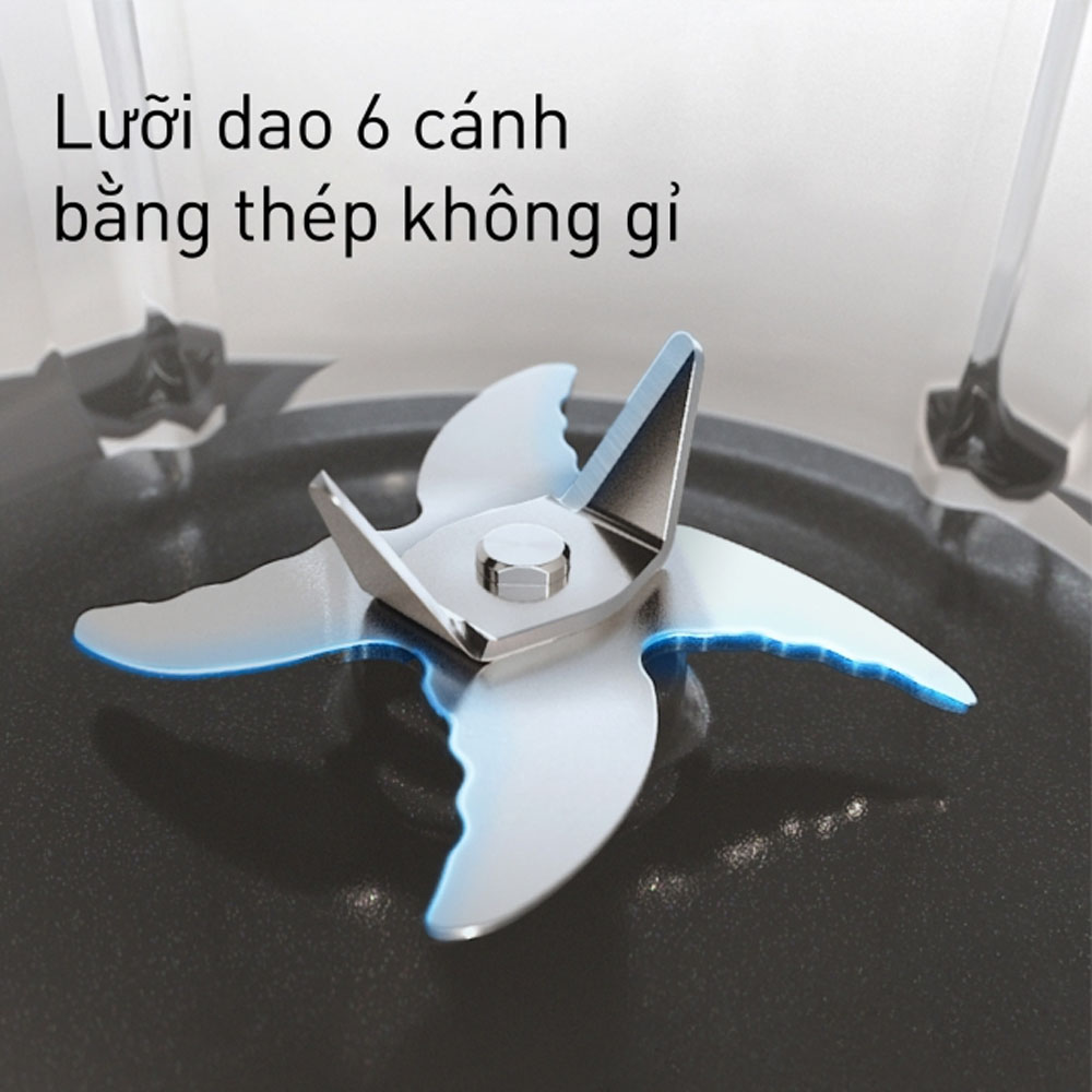 Lưỡi dao 6 cánh của Máy Xay Nấu Đa Năng MX-HG4401KRA