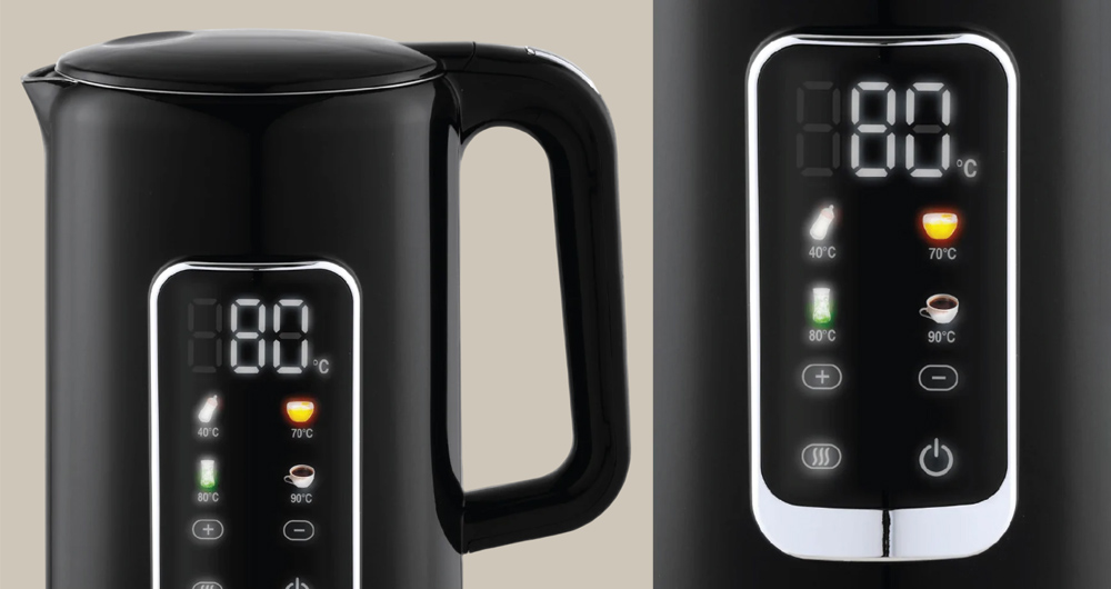 Bình Đun Siêu Tốc HHB8723D sở hữu màn hình hiển thị rõ ràng