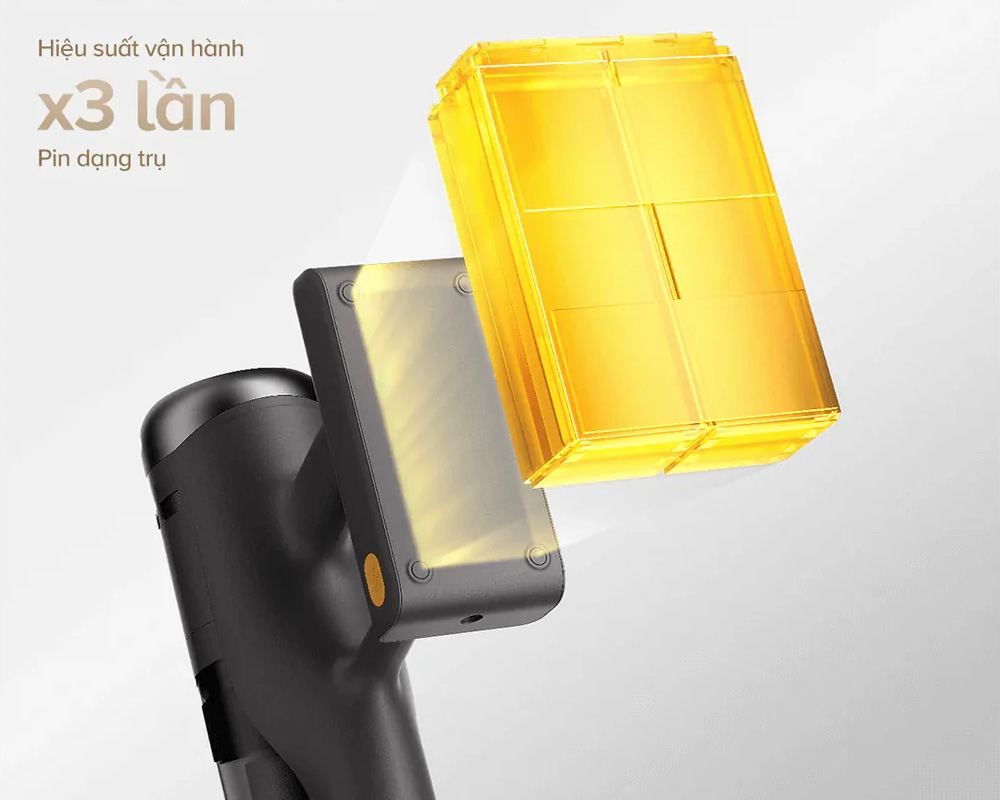 Roborock H60 Ultra có thời gian hoạt động đến 90 phút