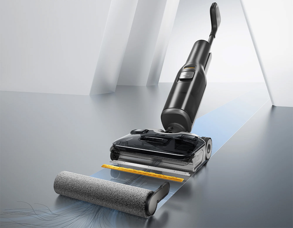 Máy Hút Bụi Lau Nhà Roborock F25 ngăn chặn và xử lý tóc rối ngay khi chạm