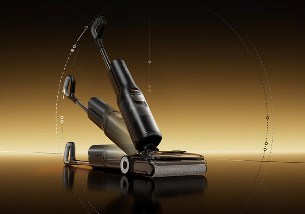 Thiết kế gập sát 180 độ của Máy Hút Bụi Roborock F25 ACE Combo