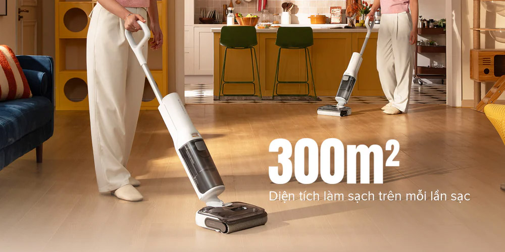 Máy Hút Bụi Lau Nhà Roborock F25 RT có công suất mạnh mẽ