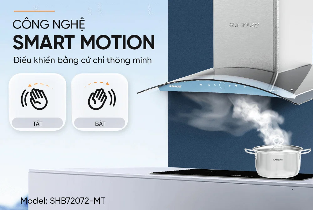 Tính năng điều khiển bằng cử chỉ thông minh