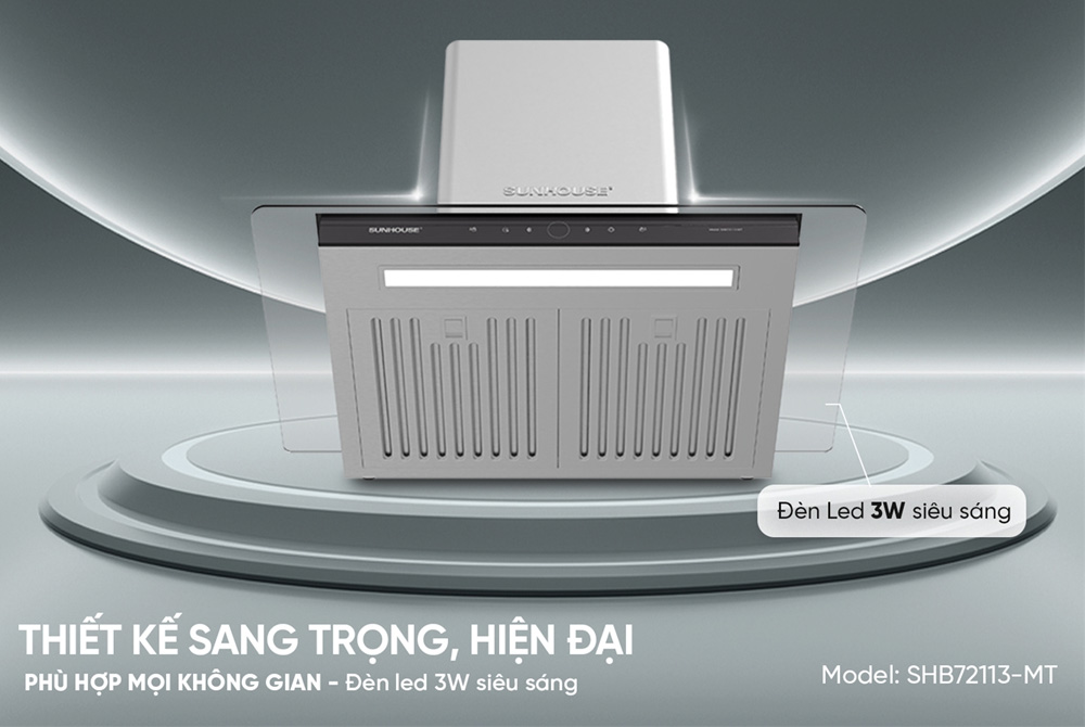 Thân máy được làm từ chất liệu inox sáng bóng, chống ăn mòn