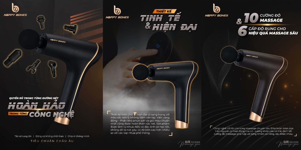 Máy Massage Cầm Tay Happy Bones