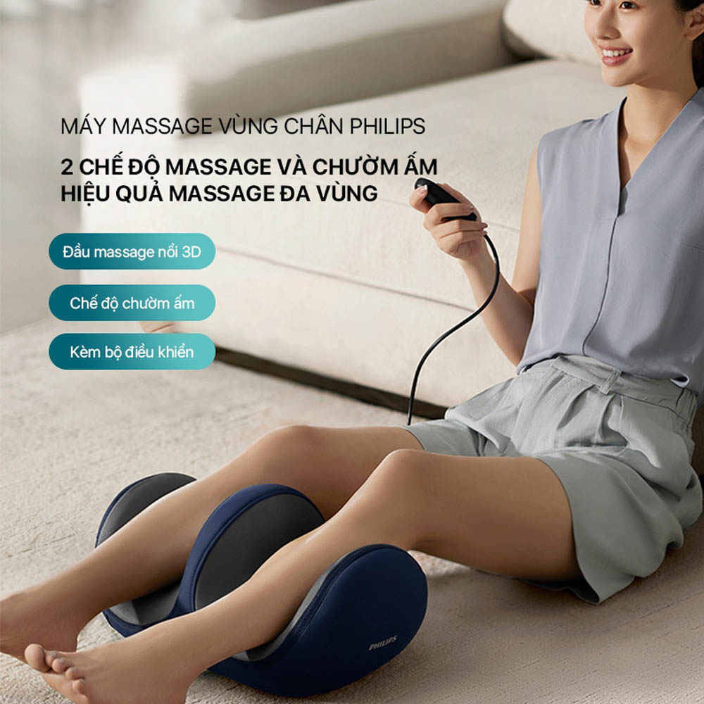 Máy Massage Chân Philips PPM6331 hỗ trợ 2 chế độ riêng biệt