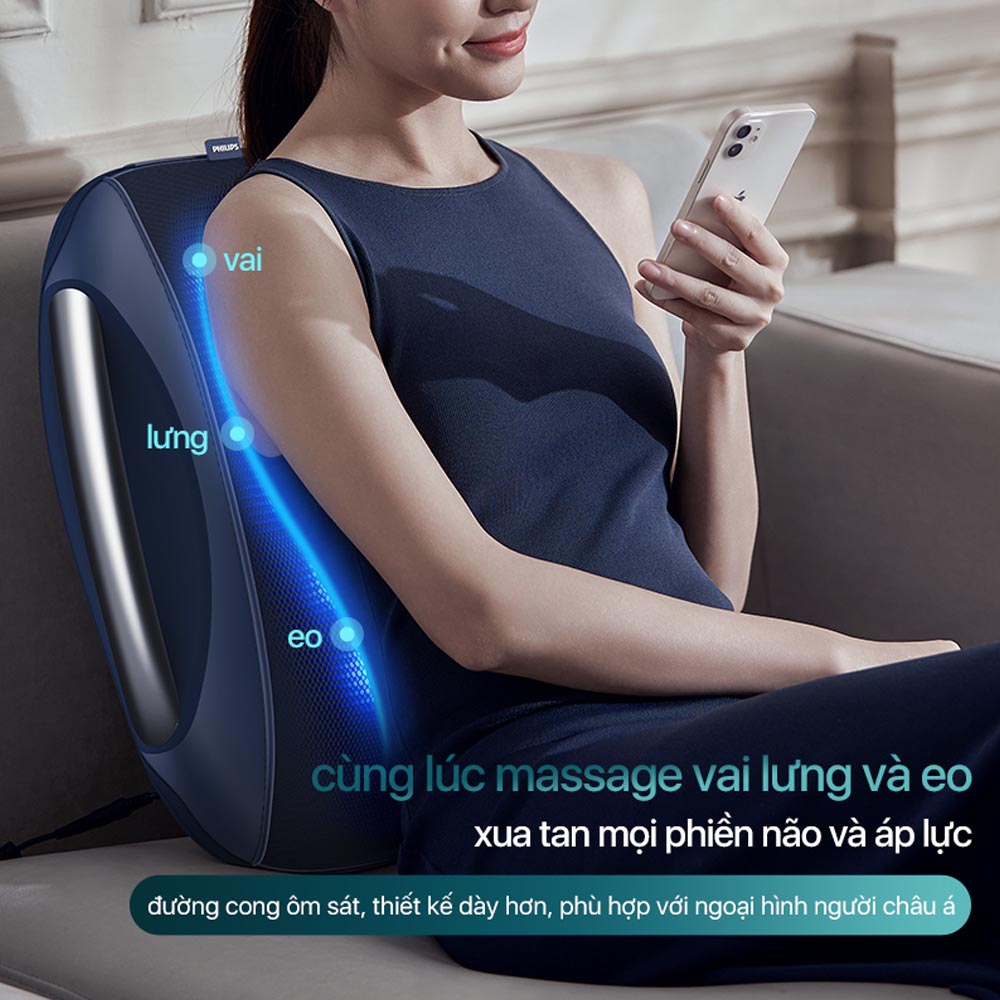 Máy Massage Lưng Philips PPM4501 mang lại cảm giác thoải mái