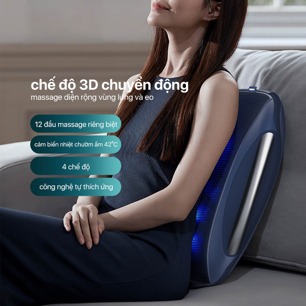 Máy Massage Lưng Philips PPM4501 tăng cường hiệu quả làm dịu cơ