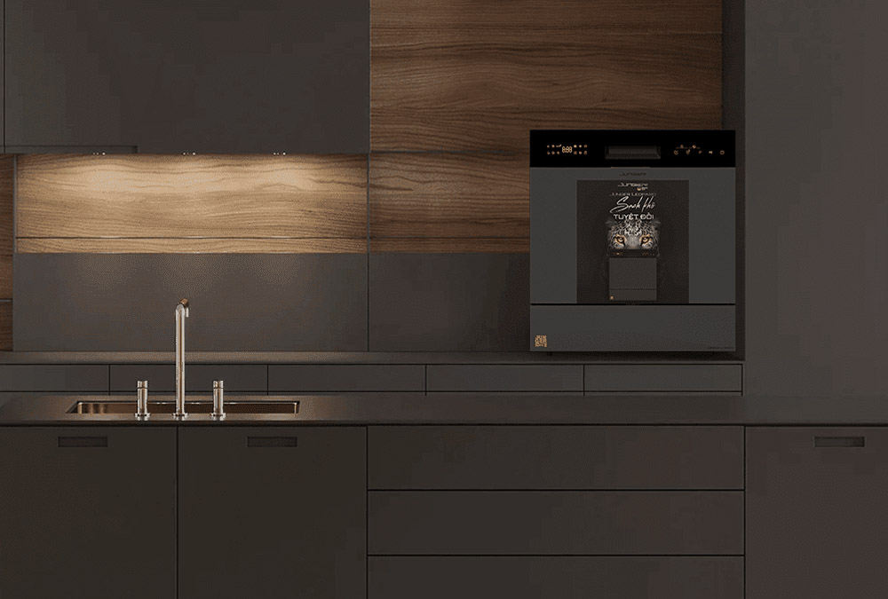 Máy Rửa Bát Junger Leopard DWJ-136-VG - Xuất Xứ Thái Lan