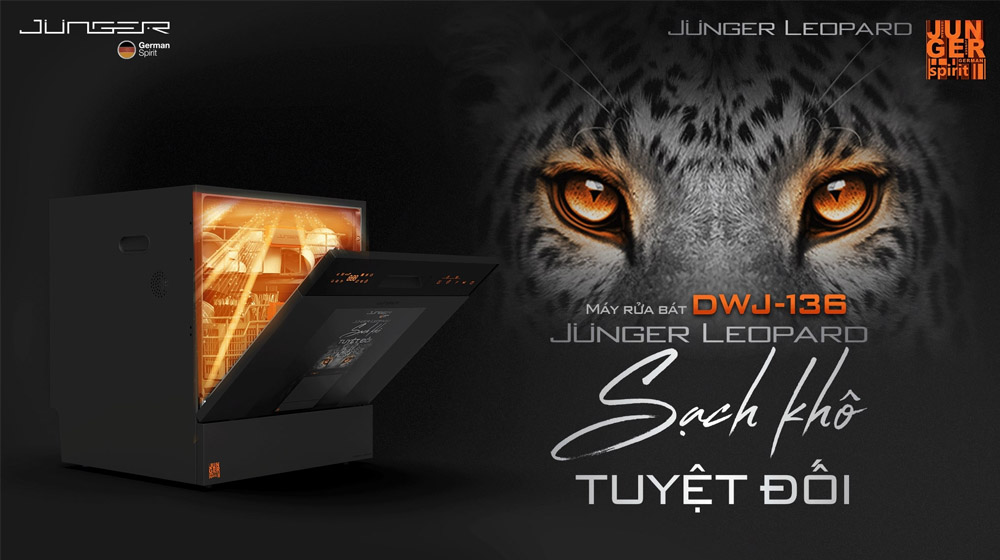 Máy Rửa Bát DWJ-136-VG lấy cảm hứng từ tro đá núi lửa vùng Eifel