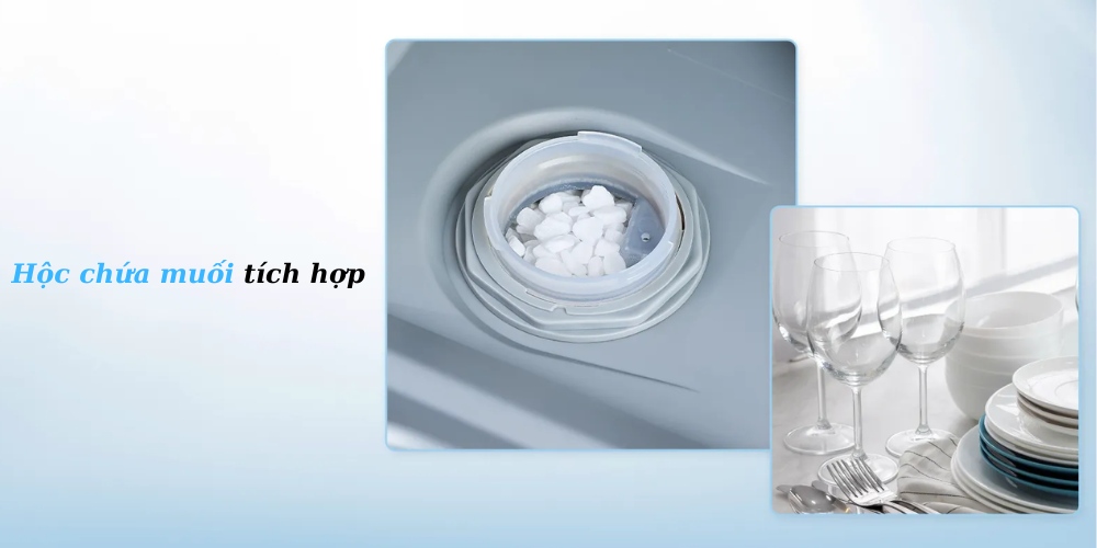 Máy rửa chén bát để bàn Kochi C500 tích hợp hộc chứa muối