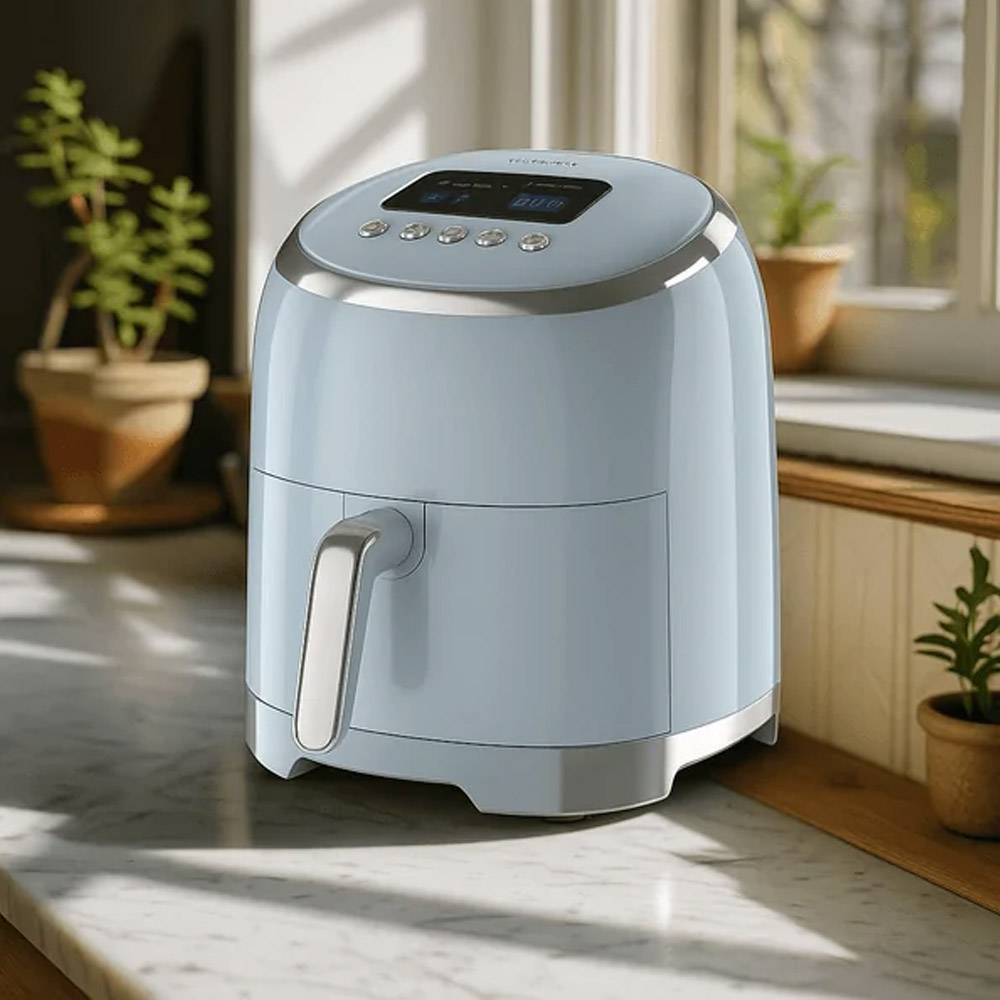 Nồi Chiên Không Dầu Paveden PAF-515BL có kiểu dáng nhỏ gọn