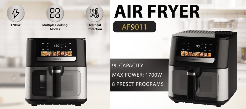Nồi Chiên Không Dầu Simplehome AF9011 9.0 Lít chiên nướng nhanh