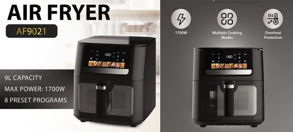 Nồi Chiên Không Dầu Simplehome AF9021 chiên nướng nhanh, giảm lượng dầu mỡ