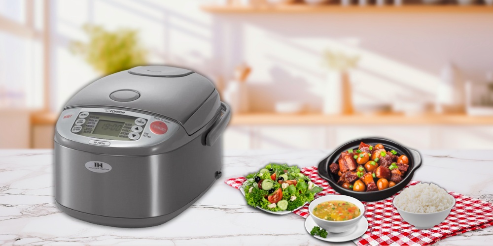 Nồi Cơm Điện Zojirushi NP-HBQ10 sở hữu thiết kế tối giản