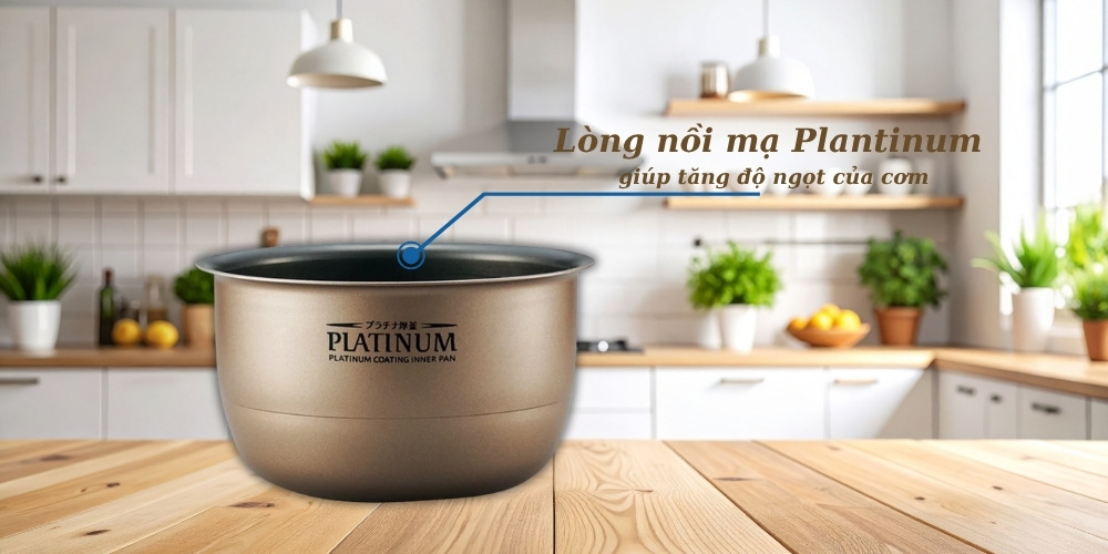 Nồi Cơm Điện Zojirushi NP-HRQ10 1.0L giúp tăng độ ngọt của cơm