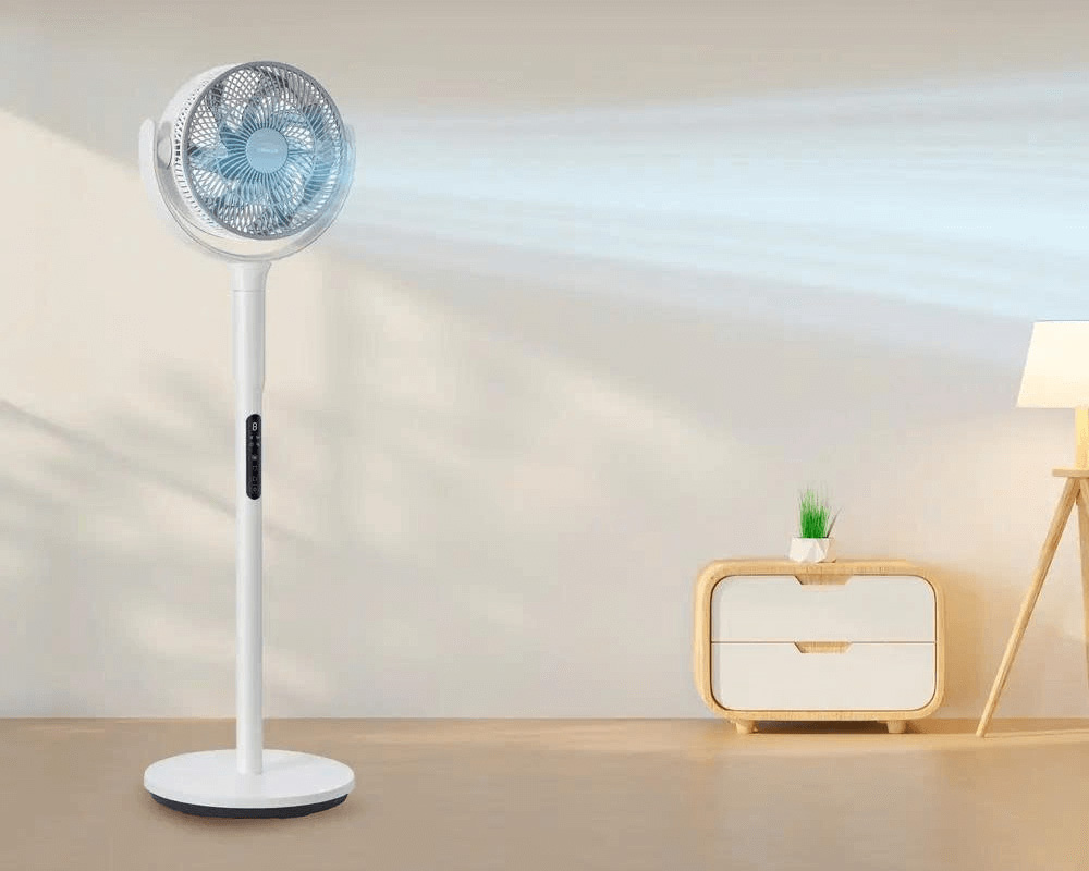 Quạt Đứng Có Remote Toshiba F-DSC70XVN(W) thổi xa 12m