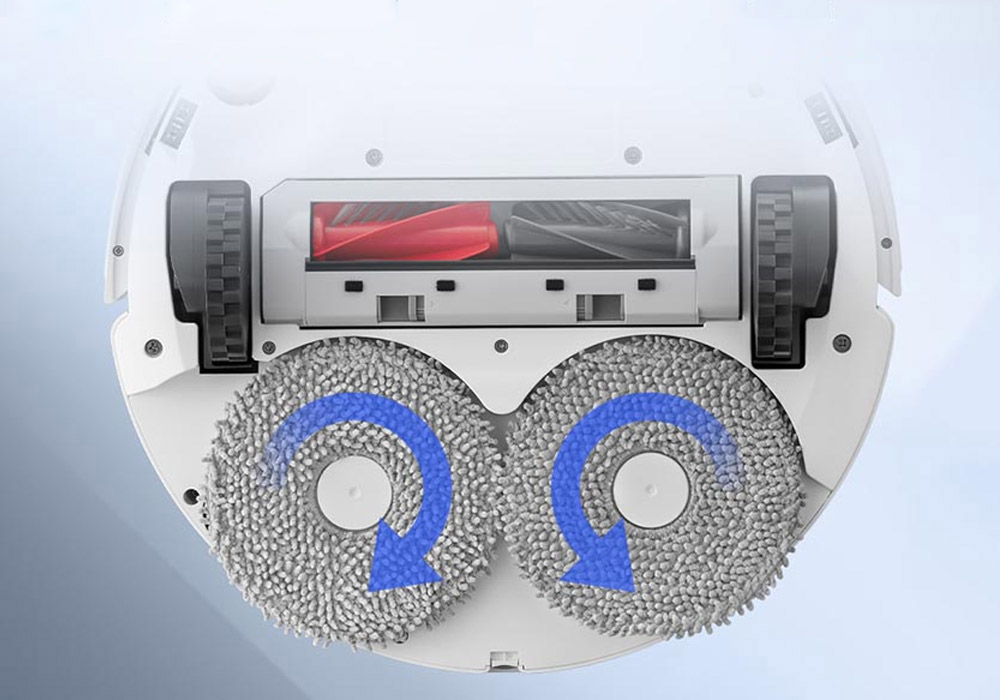 Roborock Q Revo 5AE trang bị hệ thống giẻ lau xoay kép