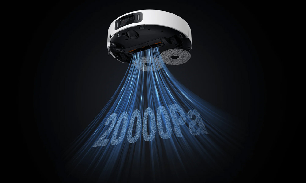 Robot Hút Bụi Lau Nhà Xiaomi Vacuum 5 Pro có lực hút mạnh mẽ