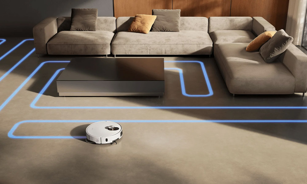 Robot Hút Bụi Lau Nhà Xiaomi Vacuum 5 Pro có khả năng quét 360°