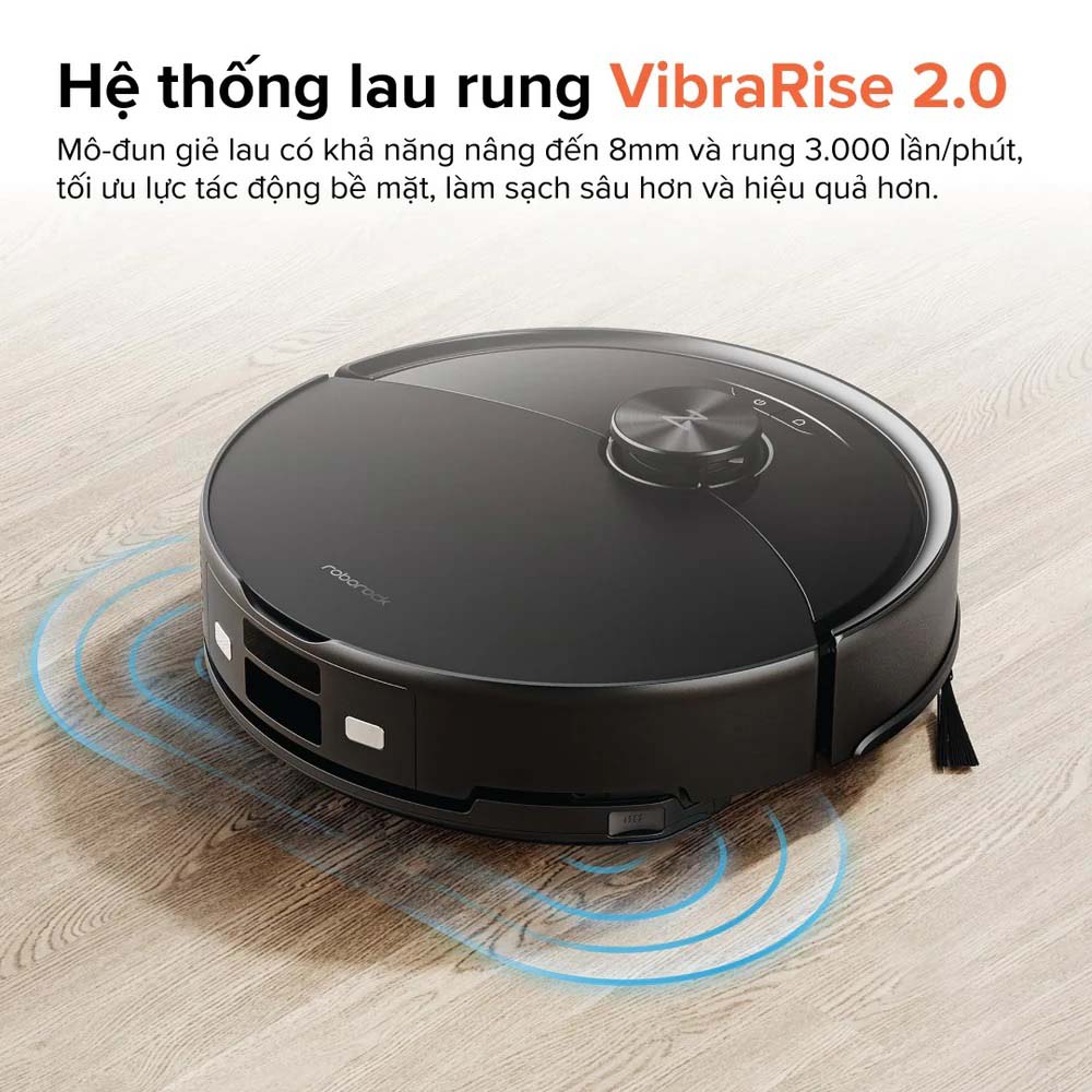 Robot Roborock Q10 VF Plus làm sạch sâu hơn