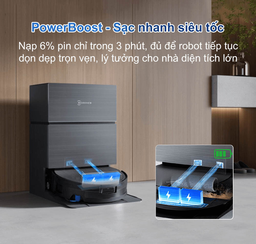 Sạc nhanh siêu tốc PowerBoost