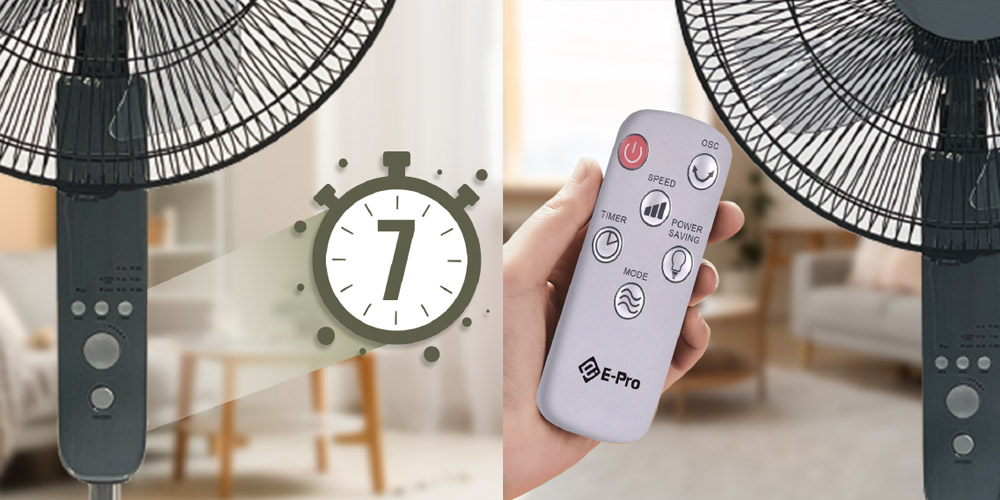 Quạt Đứng E-Pro VEP-SF40-A12R được tích hợp tính năng thông minh