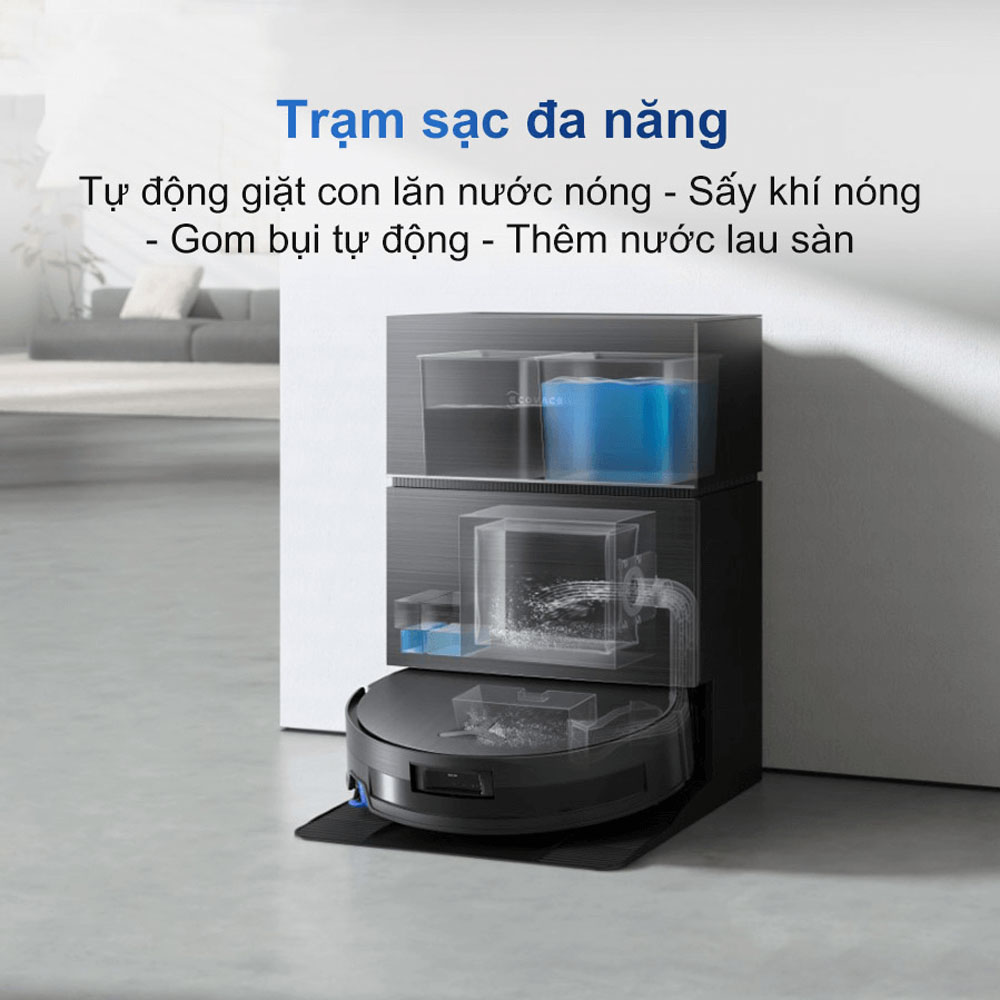 Trạm sạc của Robot Hút Bụi Lau Nhà Ecovacs Deebot X11 Pro Omni