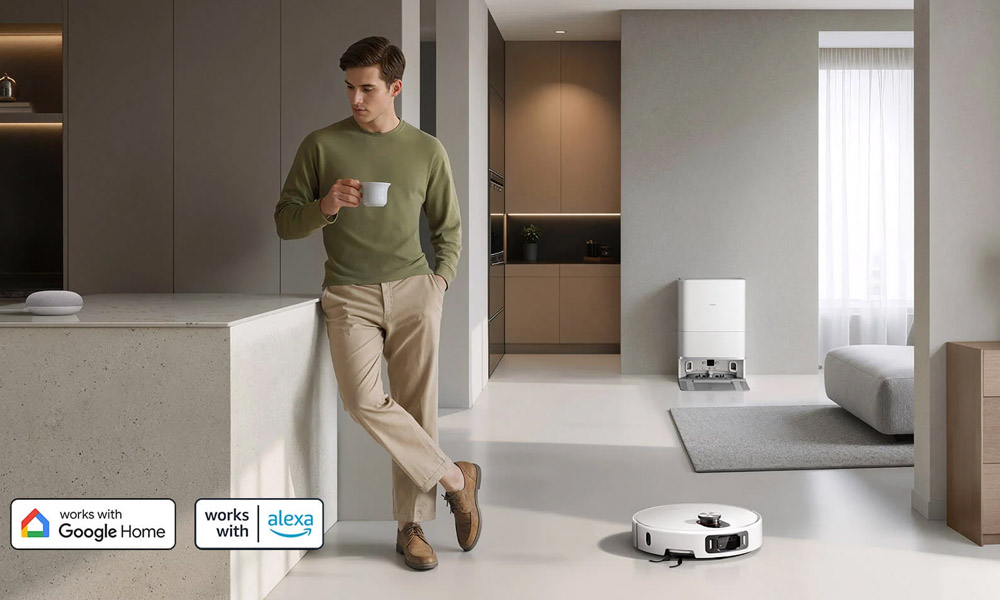 Xiaomi Vacuum 5 Pro hỗ trợ Amazon Alexa và Google Assistant