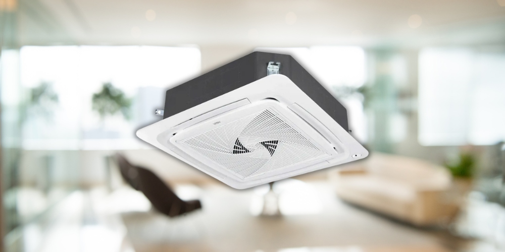 Máy Lạnh Âm Trần Aqua 1U90S1PS3SA thiết kế âm trần tinh tế, sang trọng