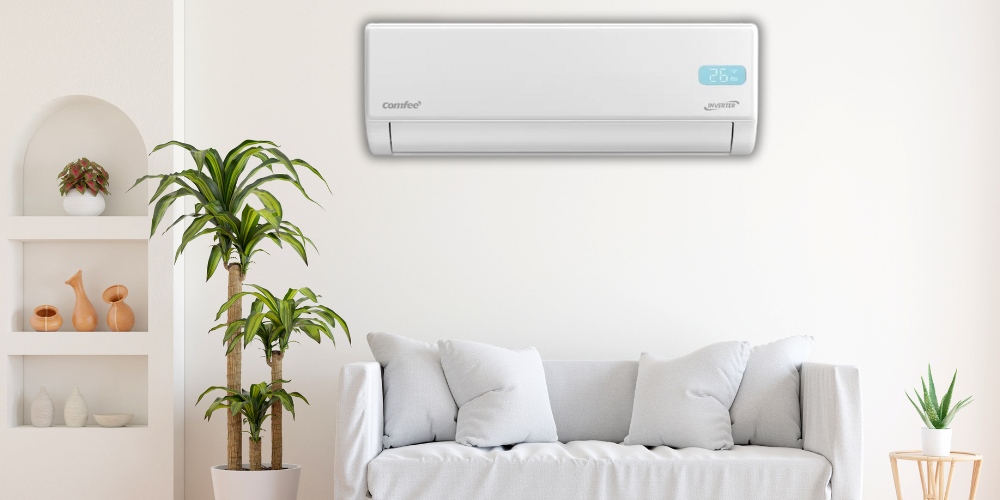 Máy Lạnh Comfee 1.5 Hp CFS-13VGEF tông màu trắng trang nhã