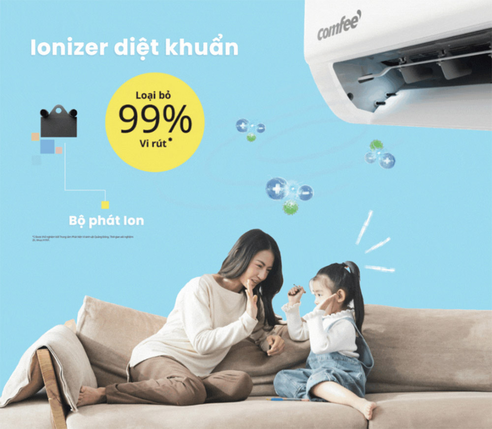 Máy Lạnh Comfee CFS-10VGEF diệt khuẩn