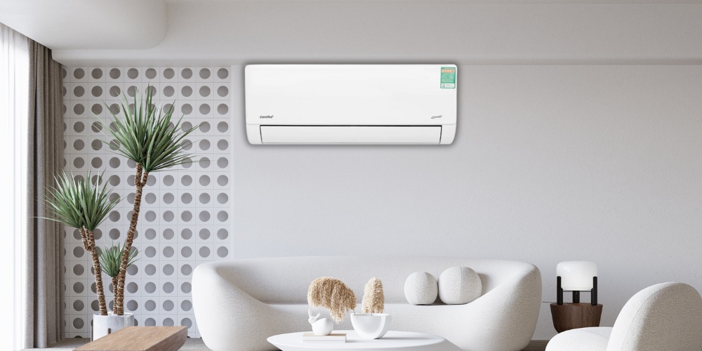 Máy Lạnh Comfee CFS-18VGDF thiết kế treo tường tối giản, gọn gàng