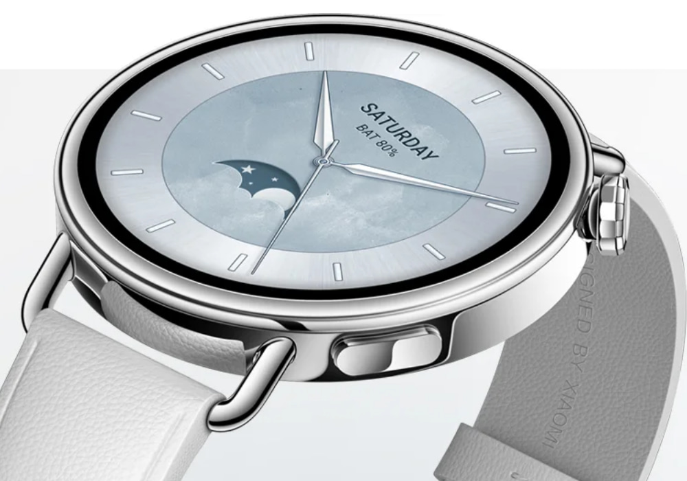 Màn hình Xiaomi Watch S4 41mm Trắng Dây Da