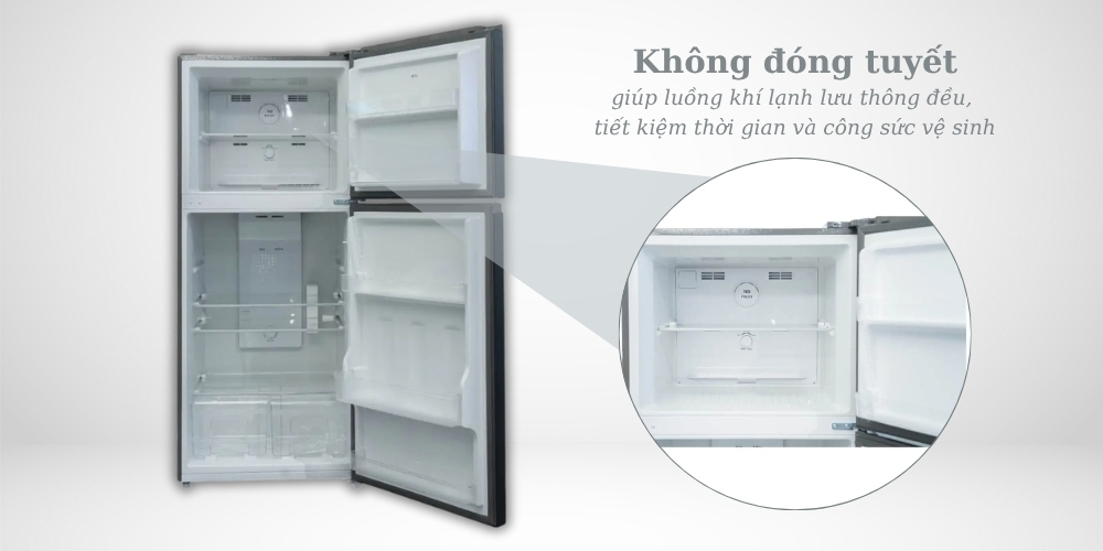 Tủ Lạnh Simplehome BCD-423W giúp cho thực phẩm luôn được tươi ngon