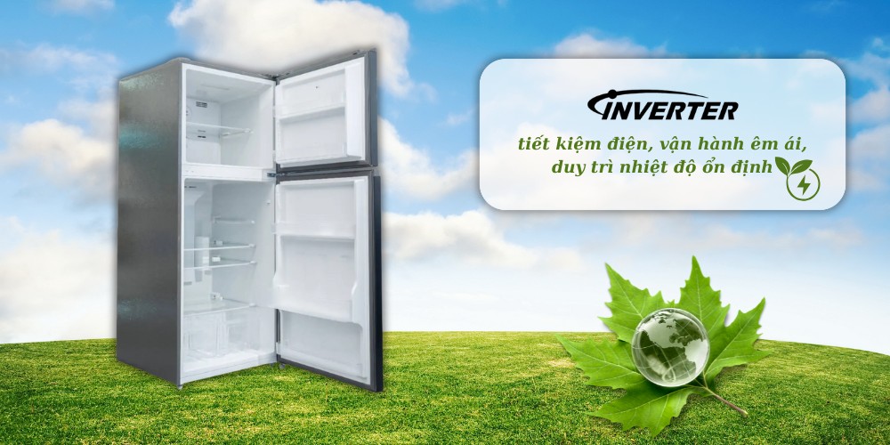 Tủ Lạnh Simplehome BCD-423W tiết kiệm năng lượng, vận hành nhanh và êm ái