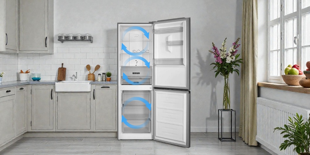 Tủ Lạnh SJ-BF330V-SL làm lạnh đa chiều