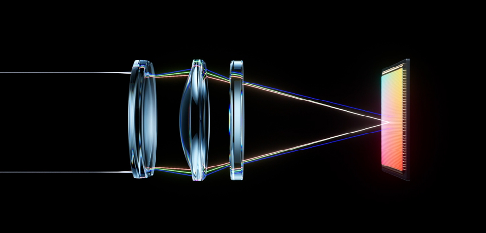 Camera tele sử dụng ống kính Leica APO giúp giảm hiện tượng sắc sai