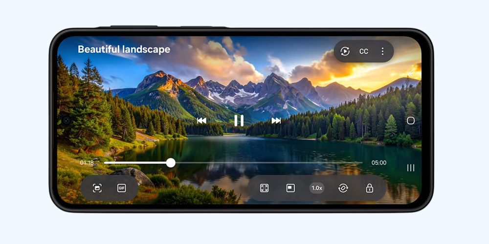 Màn hình Super AMOLED 6.7 inch mang đến không gian hiển thị rộng rãi