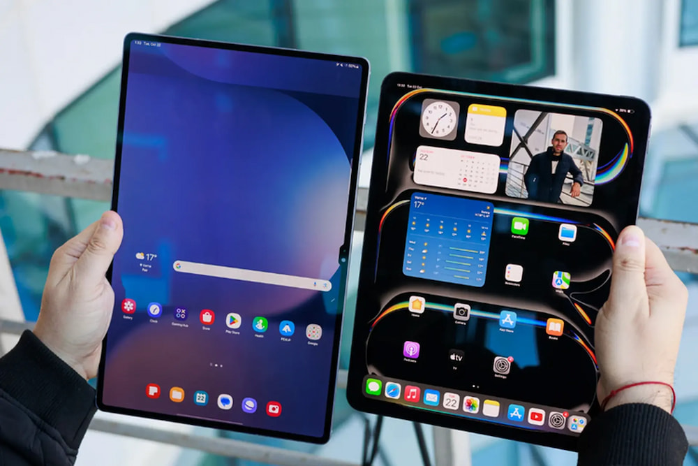 Máy tính bảng với màn hình lớn