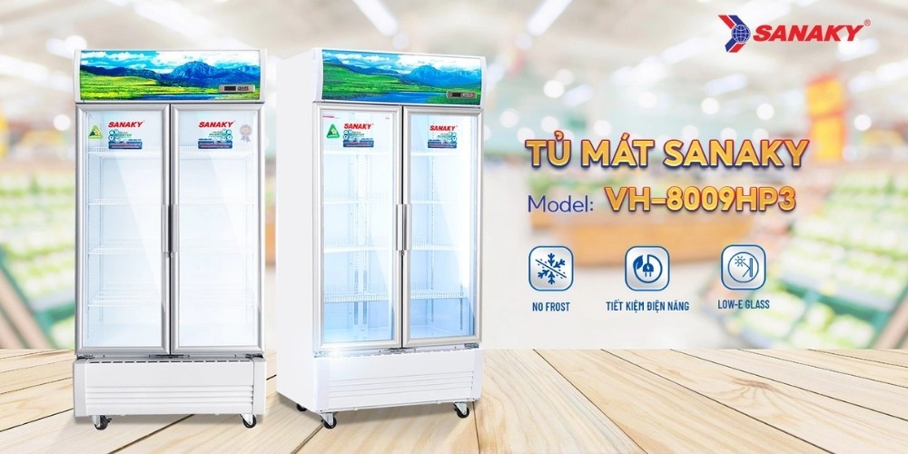 Tủ Mát Inverter 700 Lít VH-8009HP3 thiết kế thông minh, tiện lợi