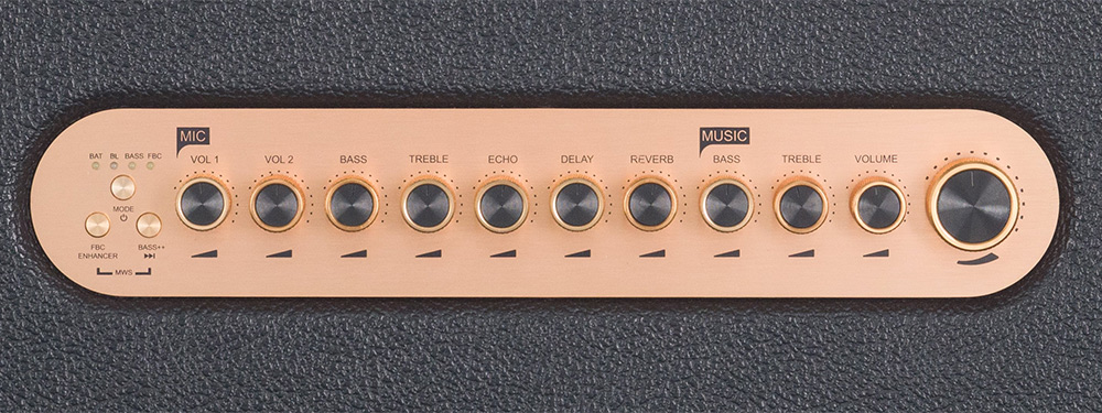 Bảng điều chỉnh dễ dàng sử dụng Loa Karaoke di động Acoustic 3 V26 màu đen