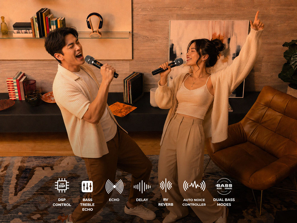 Karaoke chuẩn Hifi với nhiều tính năng hỗ trợ ấn tượng