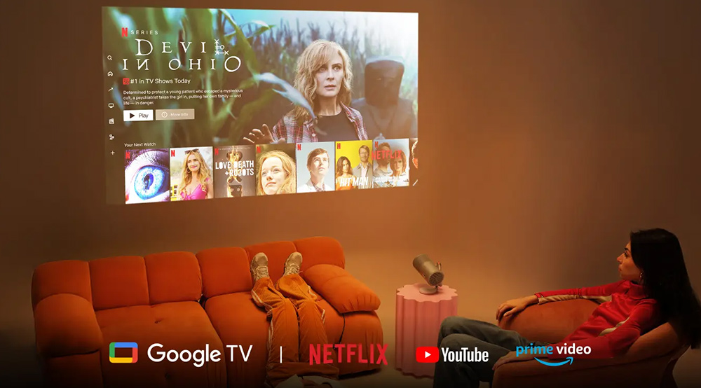 Máy chiếu Xgimi Mogo 4 Full HD chạy hệ điều hành Google TV