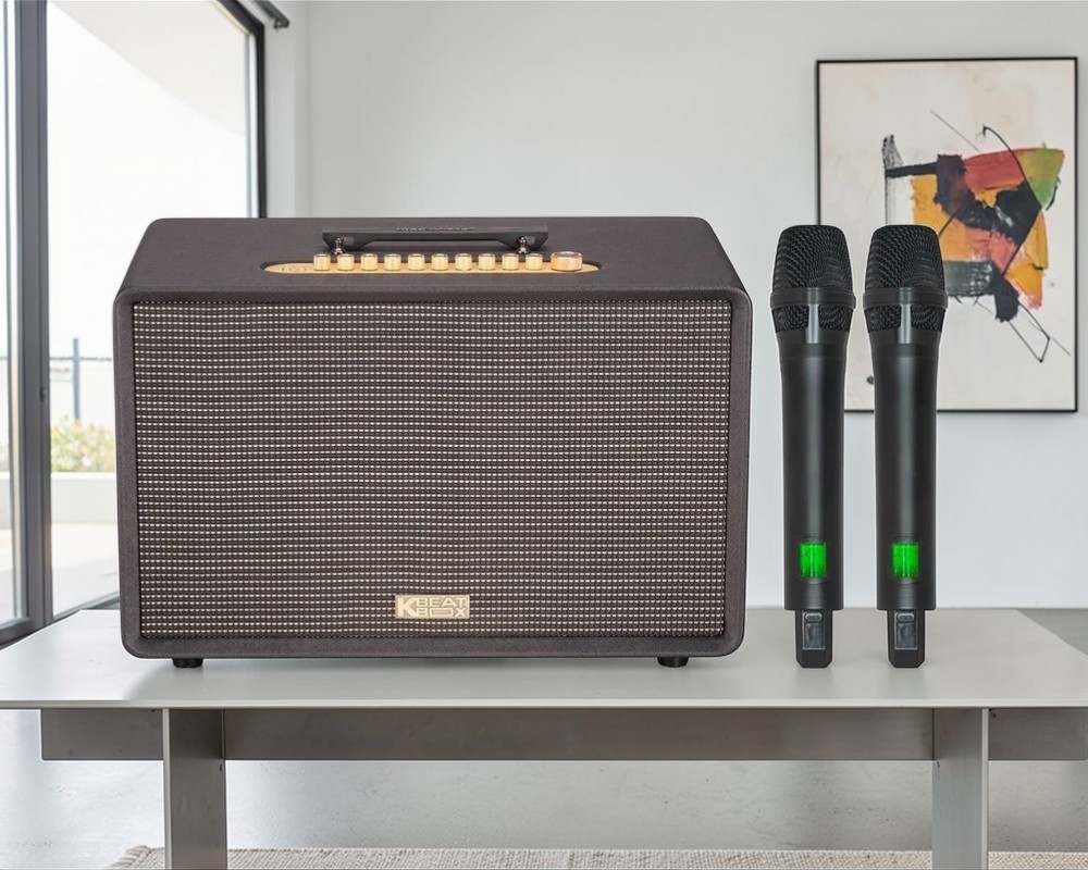 Thiết kế loa Karaoke di động Acnos Flac 39 màu đen