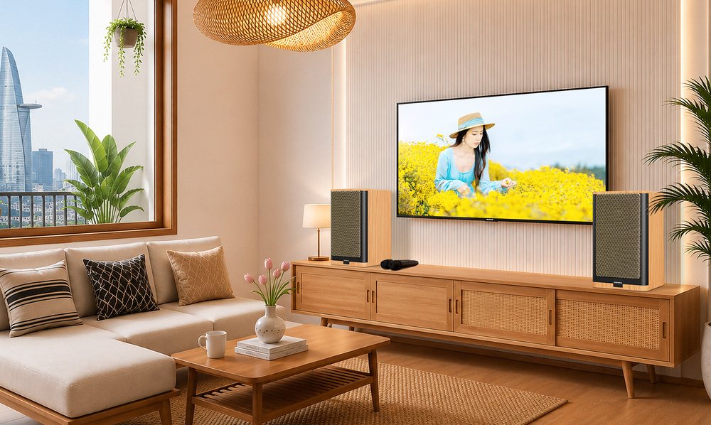 Thiết kế thanh lịch, nhỏ gọn và dễ bố trí