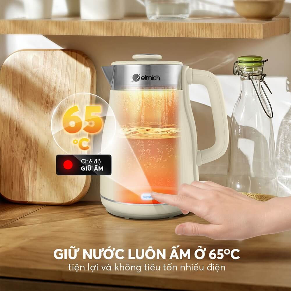 Chế độ ủ ấm tiện lợi có ngay nước ấm hàng ngày