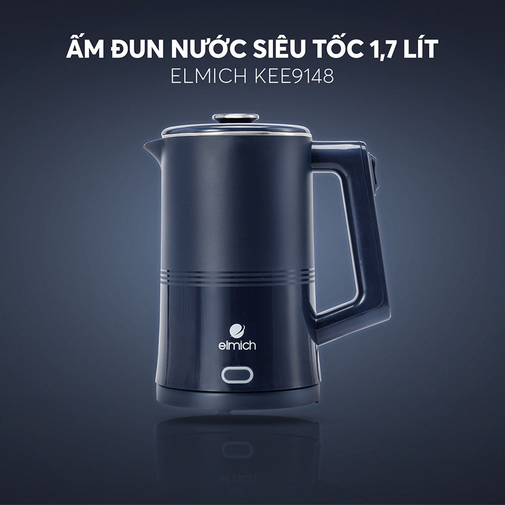 Ấm Đun Siêu Tốc Elmich KEE-9148 tích hợp tính năng toàn