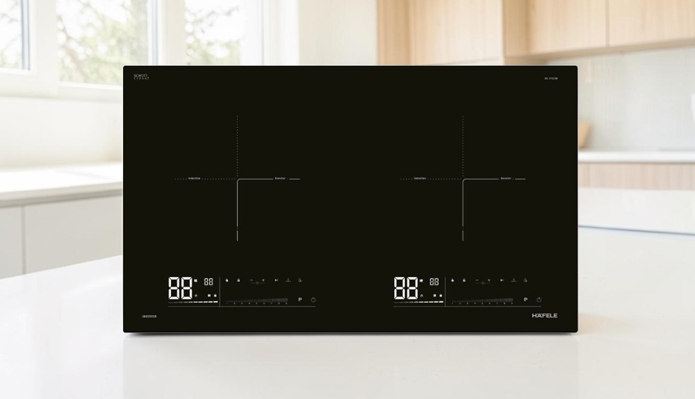 Hafele HC-I7323B có tổng công suất 4400W, đạt 2200W với Booster